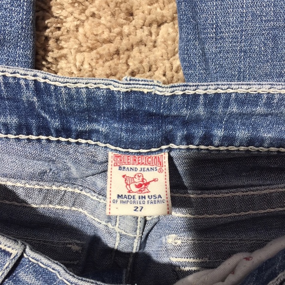 True Religion Disco Joey Big T Womens Denim sz 27 - Picture 7 of 8